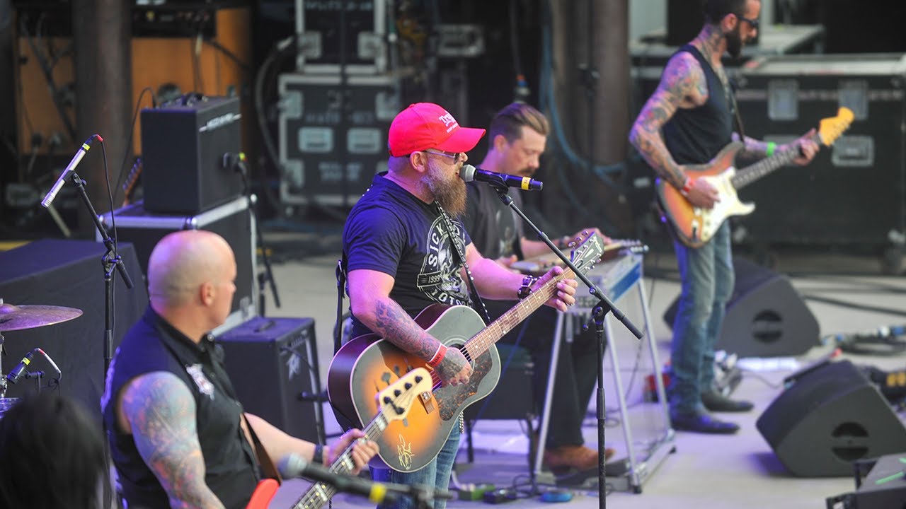 Creed Fisher performing live on stage